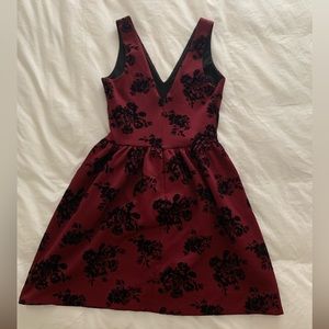 Red Flower Dress